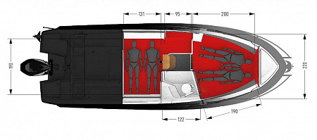 Катер Parker 800 Cruiser